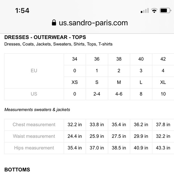 Sandro Paris Blue Off the Shoulder Top Size L NWT - Picture 12 of 12